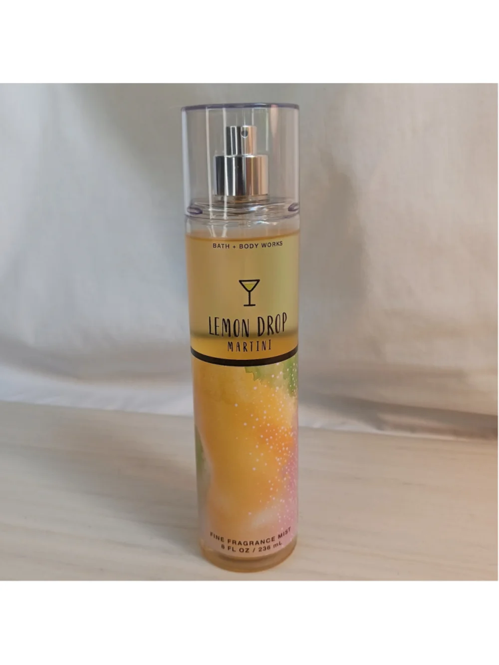 1 Bath & Body Works LEMON DROP MARTINI Fine Fragrance Mist Body Spray 8 oz